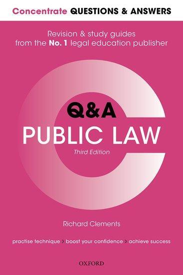 Cover: 9780198853497 | Concentrate Questions and Answers Public Law | Richard Clements | Buch