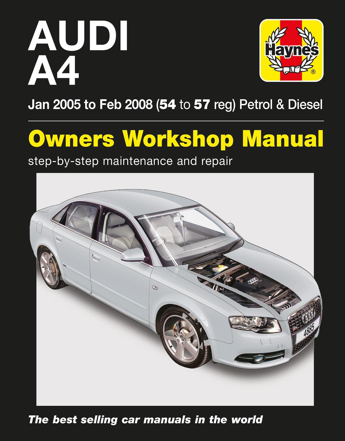 Cover: 9780857339959 | Audi A4 Petrol &amp; Diesel (Jan 05 to Feb 08) Haynes Repair Man | 05-08