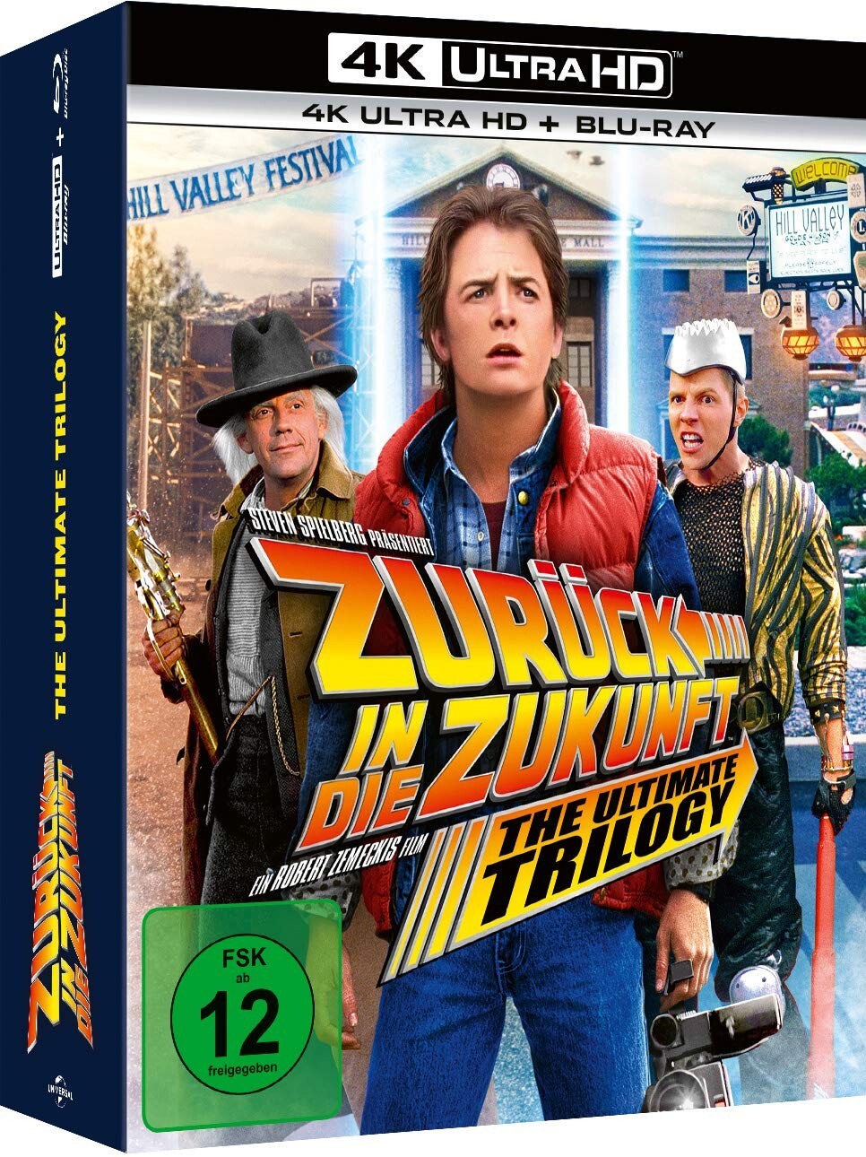 Cover: 5053083228606 | Zurück in die Zukunft I-III (Ultra HD Blu-ray &amp; Blu-ray) | Zemeckis