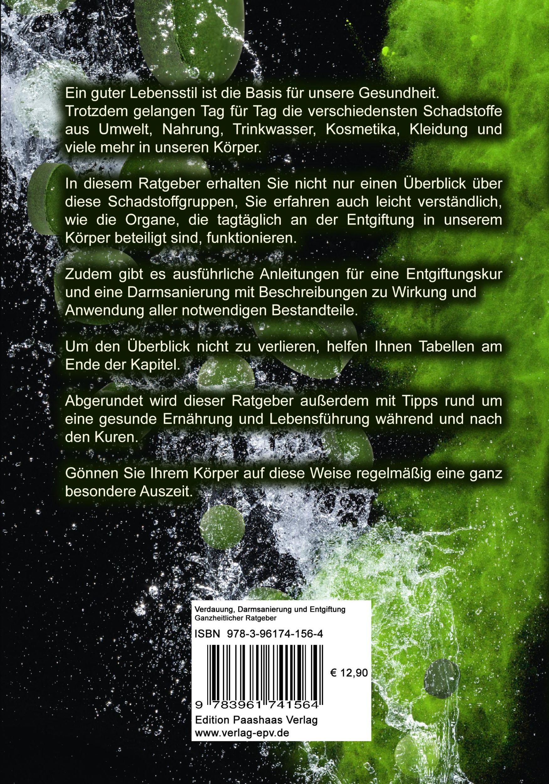 Rückseite: 9783961741564 | Verdauung, Darmsanierung und Entgiftung | Ganzheitlicher Ratgeber