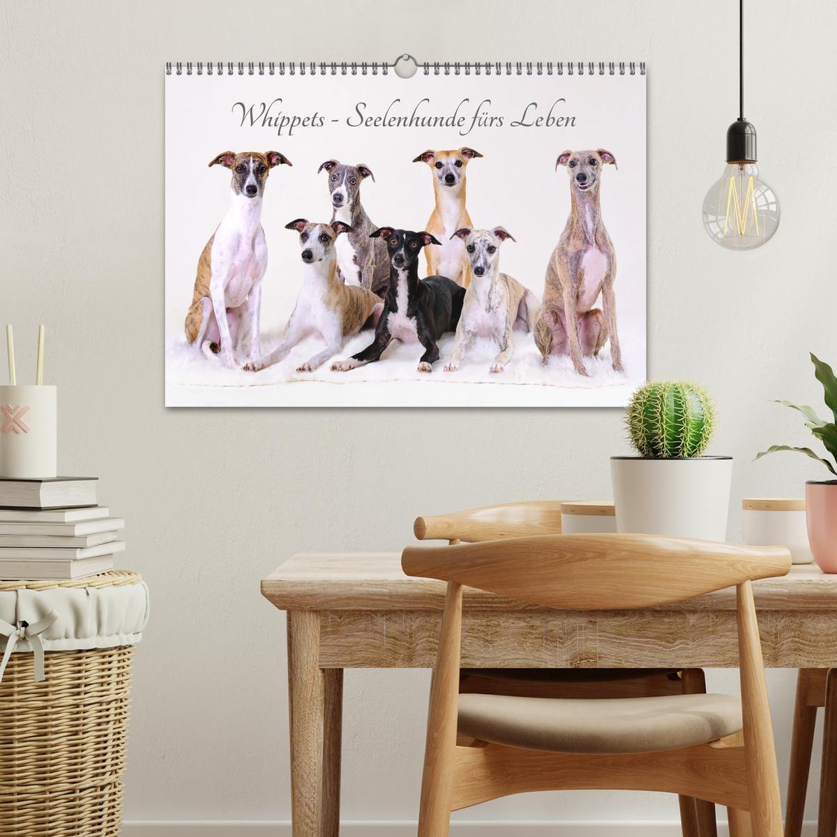 Bild: 9783383889783 | Whippets - Seelenhunde fürs Leben (Wandkalender 2025 DIN A3 quer),...