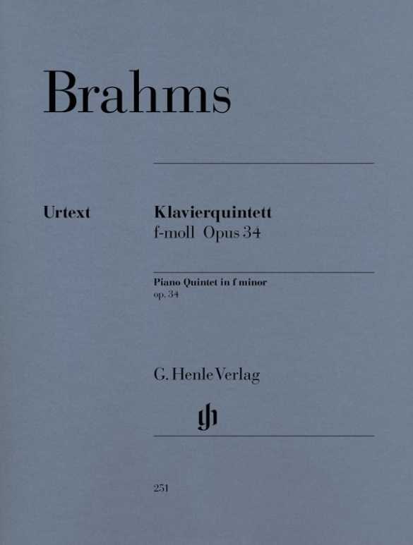 Cover: 9790201802510 | Brahms, Johannes - Klavierquintett f-moll op. 34 | Carmen Debryn