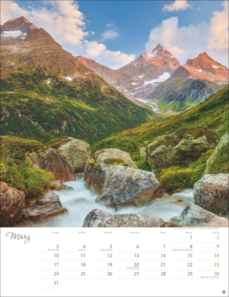 Bild: 9783756405251 | Schönes Alpenland Posterkalender 2025 | Kalender | Spiralbindung