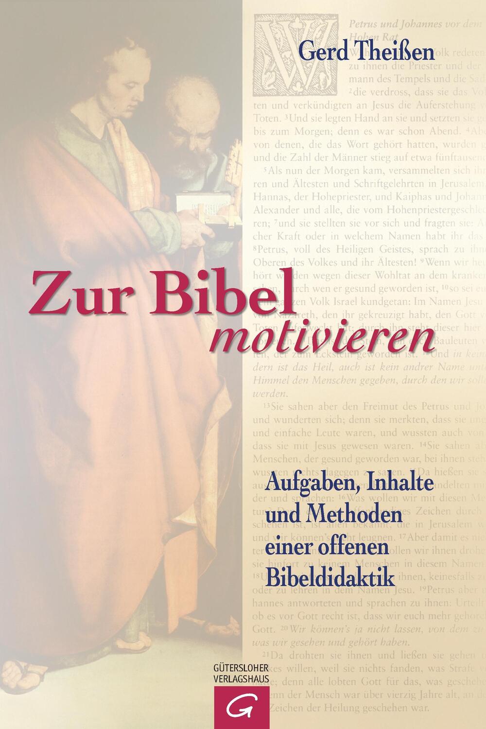 Cover: 9783579053936 | Zur Bibel motivieren | Gerd Theißen | Taschenbuch | 368 S. | Deutsch