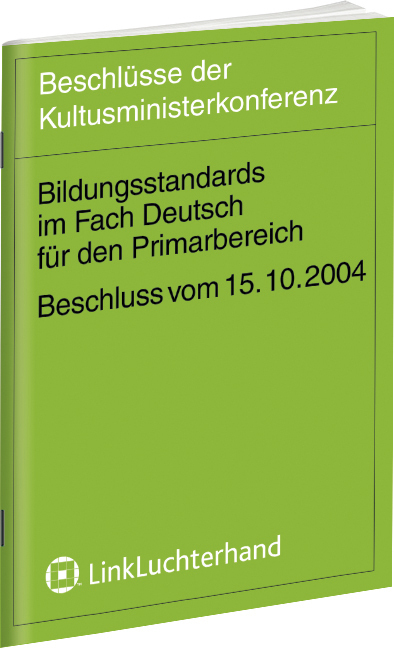 Cover: 9783472062219 | Bildungsstandards im Fach Deutsch für den Primarbereich...
