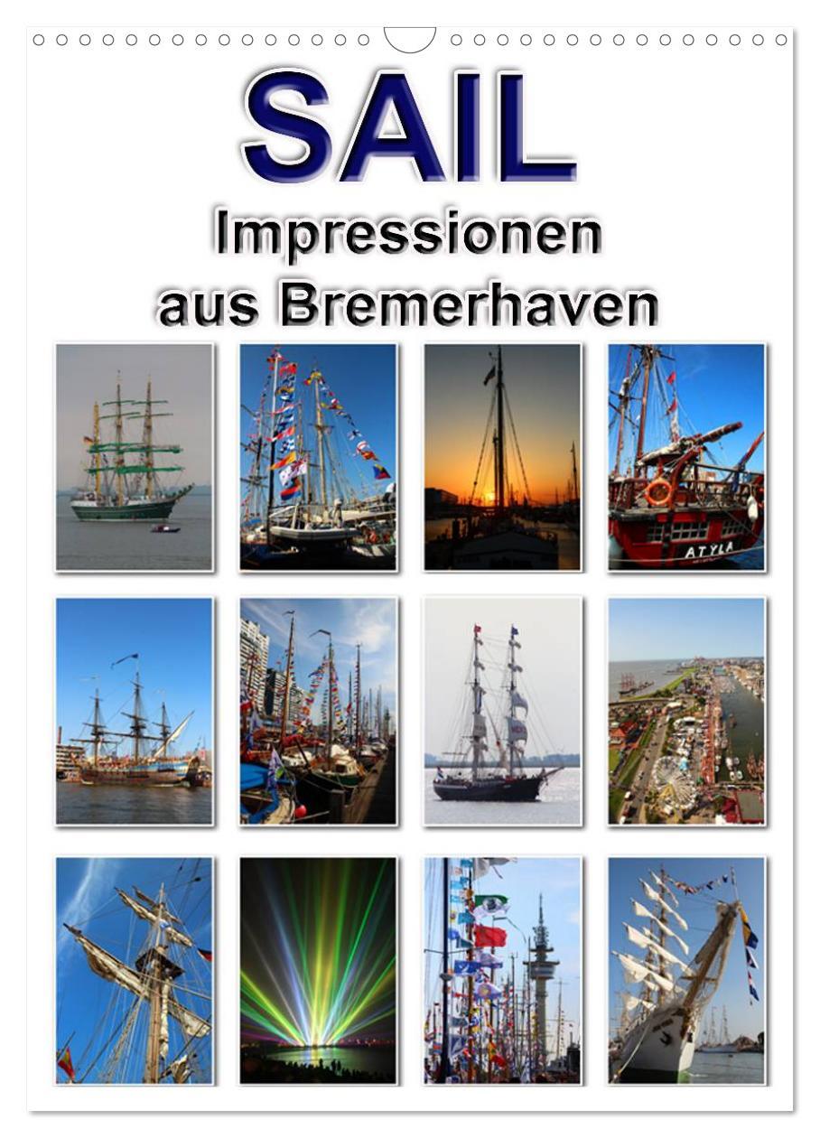 Cover: 9783457032640 | Sail - Impressionen aus Bremerhaven (Wandkalender 2025 DIN A3...