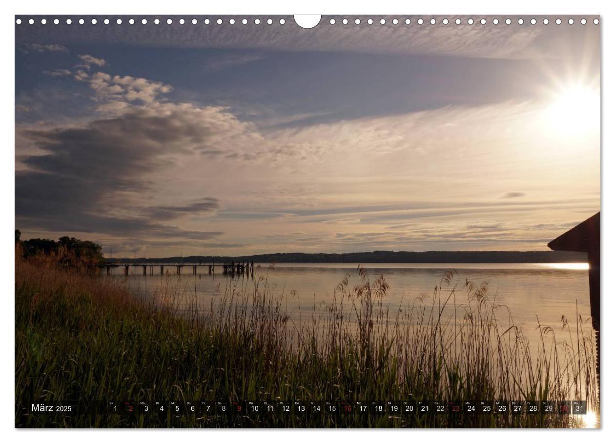 Bild: 9783435705573 | Seestärke - Der Ammersee (Wandkalender 2025 DIN A3 quer), CALVENDO...