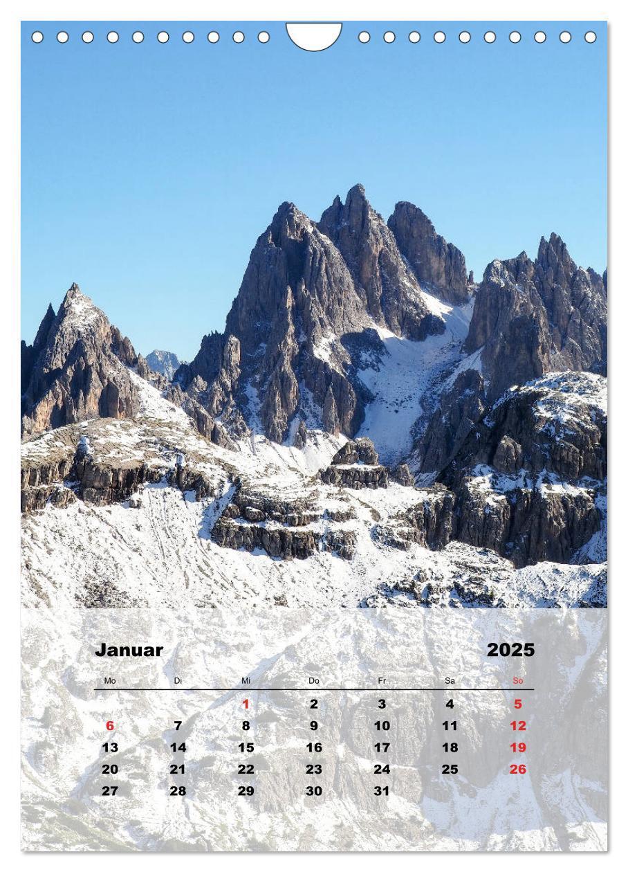 Bild: 9783435973033 | Bergwelten (Wandkalender 2025 DIN A4 hoch), CALVENDO Monatskalender