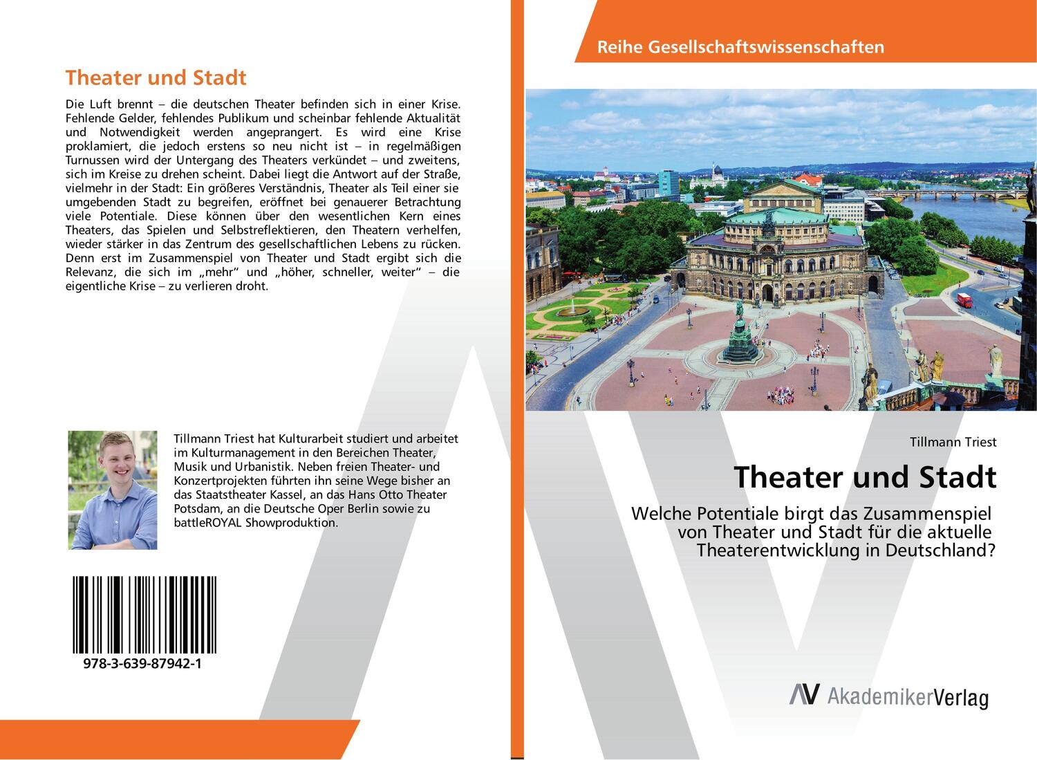 Cover: 9783639879421 | Theater und Stadt | Tillmann Triest | Taschenbuch | Paperback | 68 S.