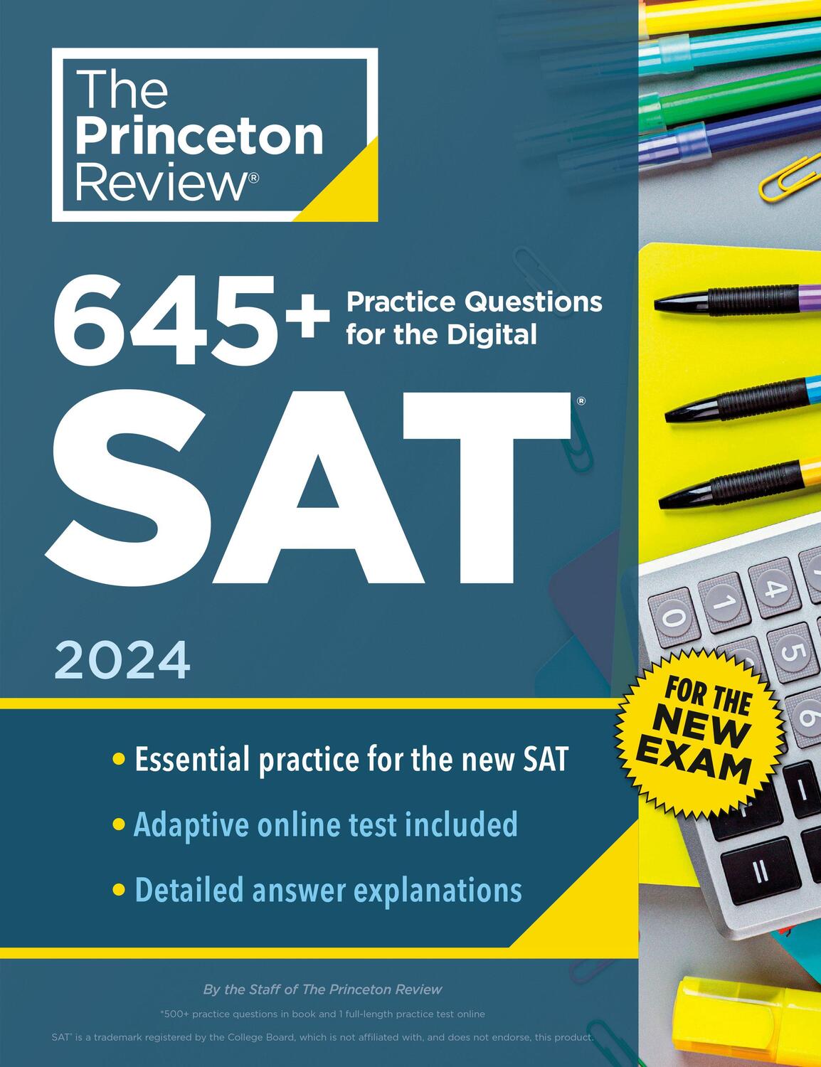 Cover: 9780593516720 | 645+ Practice Questions for the Digital SAT, 2024 | Review | Buch