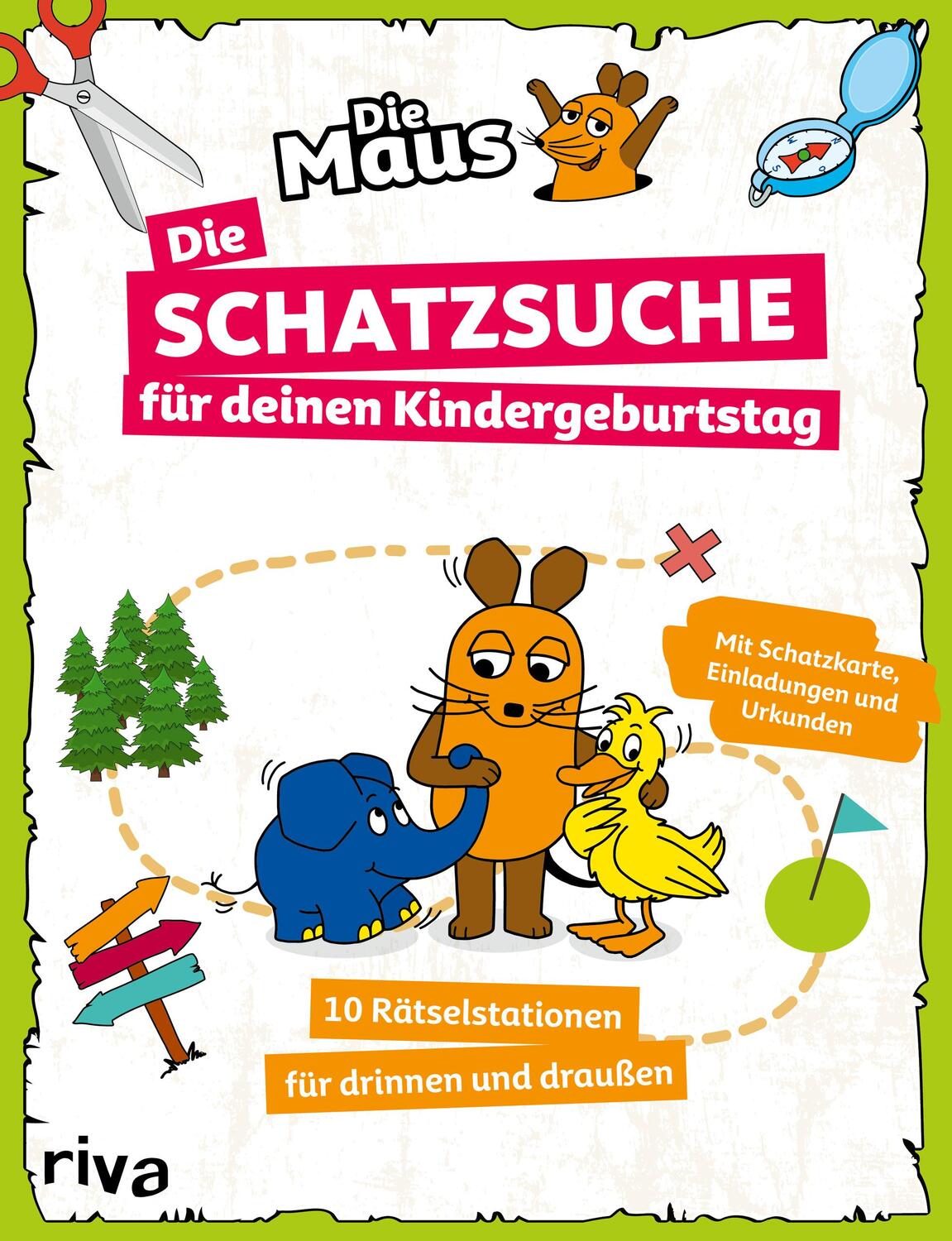 Cover: 9783742319166 | Die Maus - Die Schatzsuche/Schnitzeljagd für deinen Kindergeburtstag