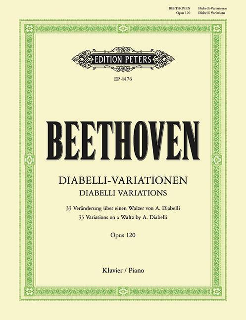 Cover: 9790014027353 | Diabelli Variations Op. 120 for Piano: 33 Variations on a Waltz by...