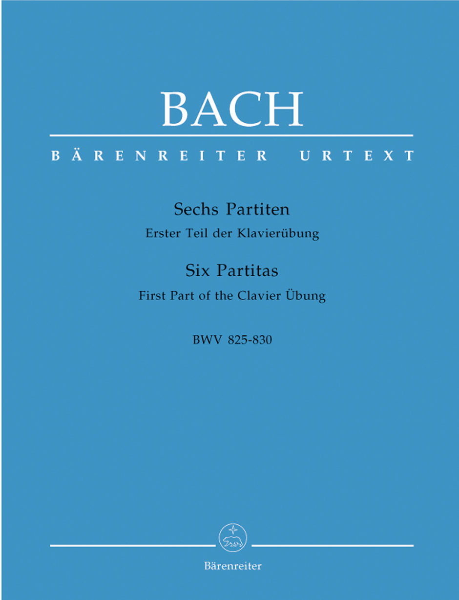 Cover: 9790006465835 | Six Partitas Urtext Bwv 825-830 | Erster Teil der Klavierübung | Bach