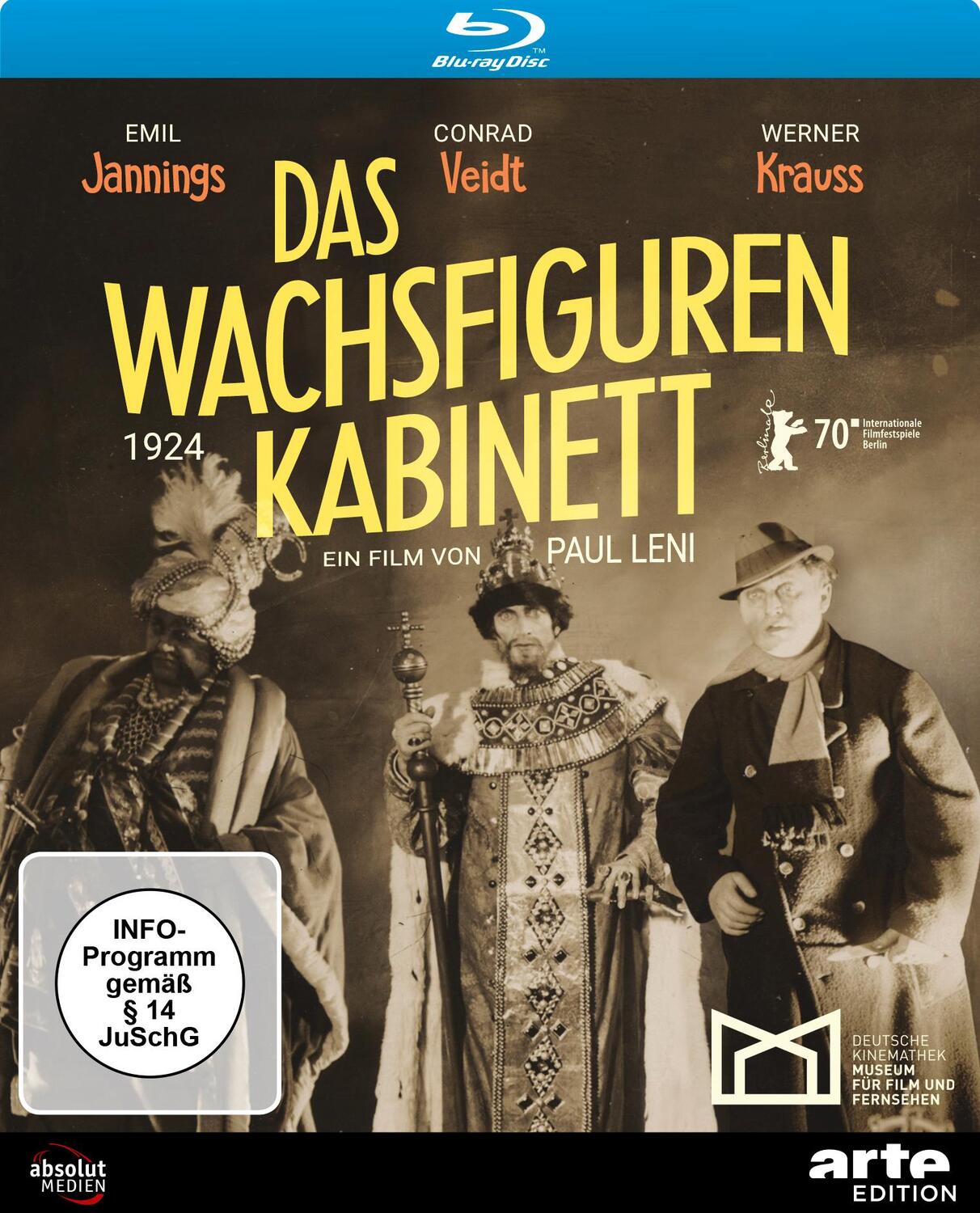 Cover: 9783848885138 | Das Wachsfigurenkabinett | Henrik Galeen | Blu-ray Disc | Deutsch