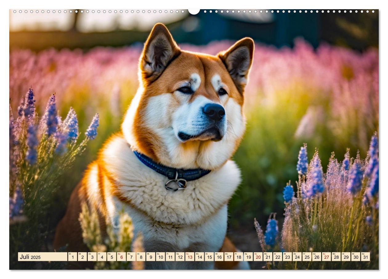 Bild: 9783457071755 | Akita Inu - Inbegriff der Treue (hochwertiger Premium Wandkalender...