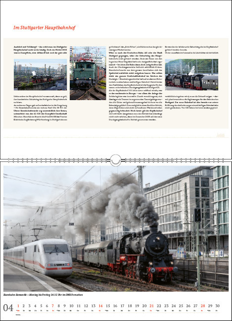 Bild: 9783861923213 | Eisenbahn-Romantik 2024 | Der Kalender zur SWR Serie | Ortloff | 26 S.