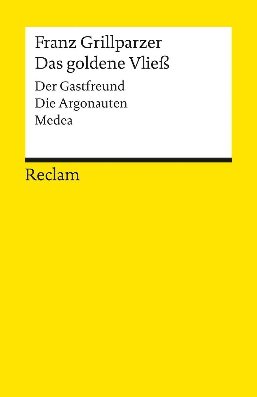 Cover: 9783150043929 | Das goldene Vließ | Franz Grillparzer | Taschenbuch | Deutsch | 1995