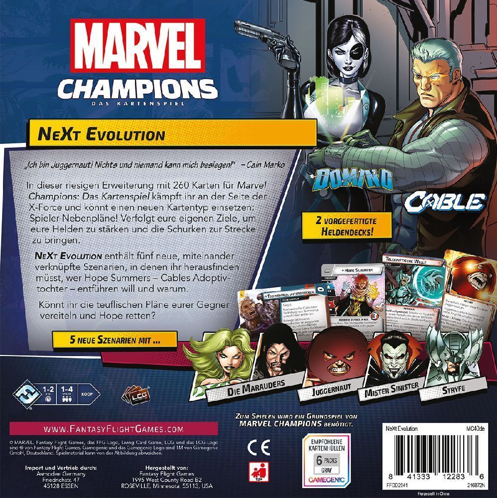 Bild: 841333122836 | Marvel Champions: Das Kartenspiel NeXt Evolution | Boggs (u. a.)