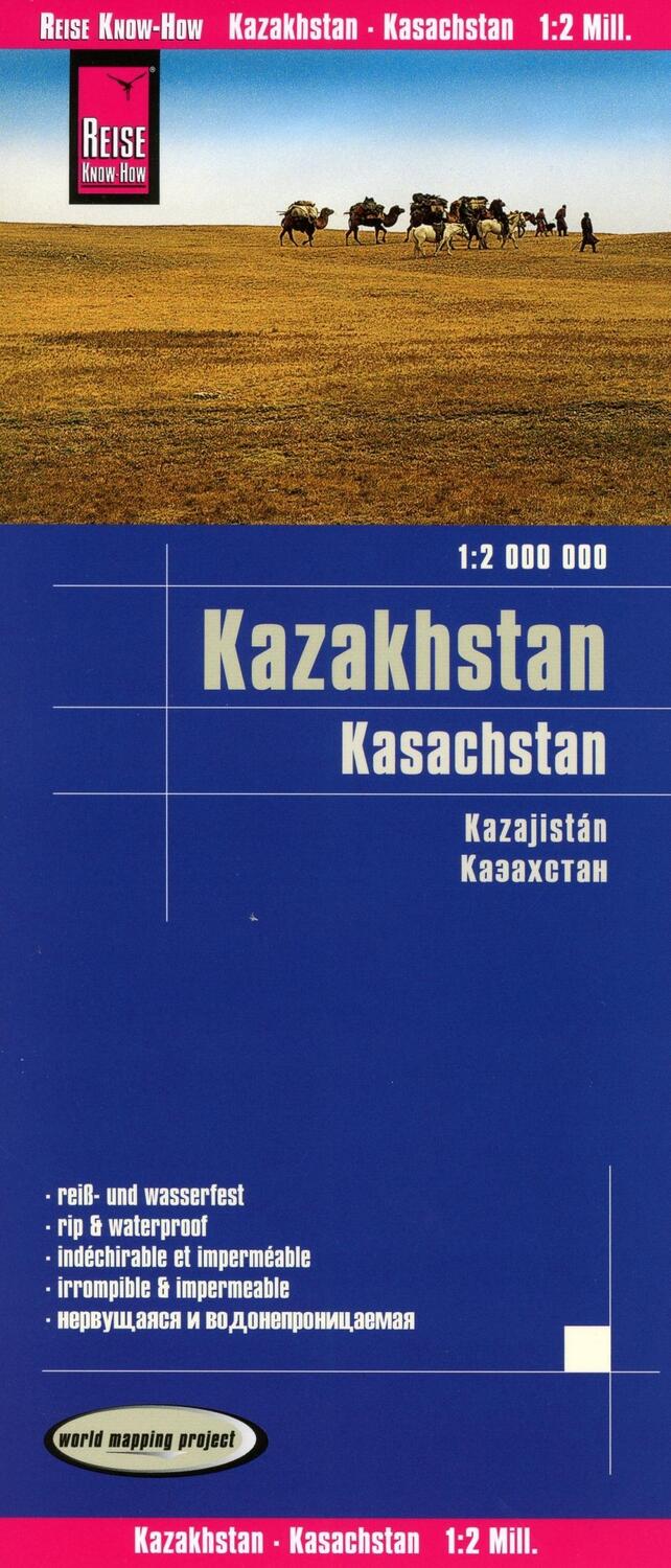 Cover: 9783831773633 | Reise Know-How Landkarte Kasachstan / Kazakhstan (1:2.000.000) | Rump