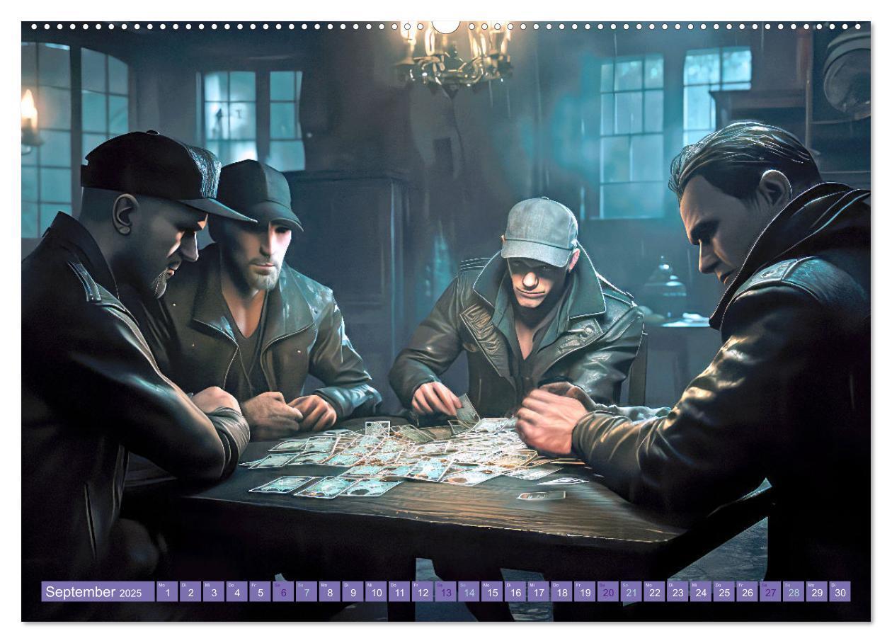 Bild: 9783383875458 | Die Welt der Pokerspieler (Wandkalender 2025 DIN A2 quer), CALVENDO...