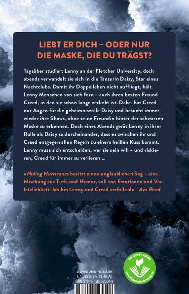 Rückseite: 9783426525548 | Hiding Hurricanes | Roman | Tami Fischer | Taschenbuch | 416 S. | 2020