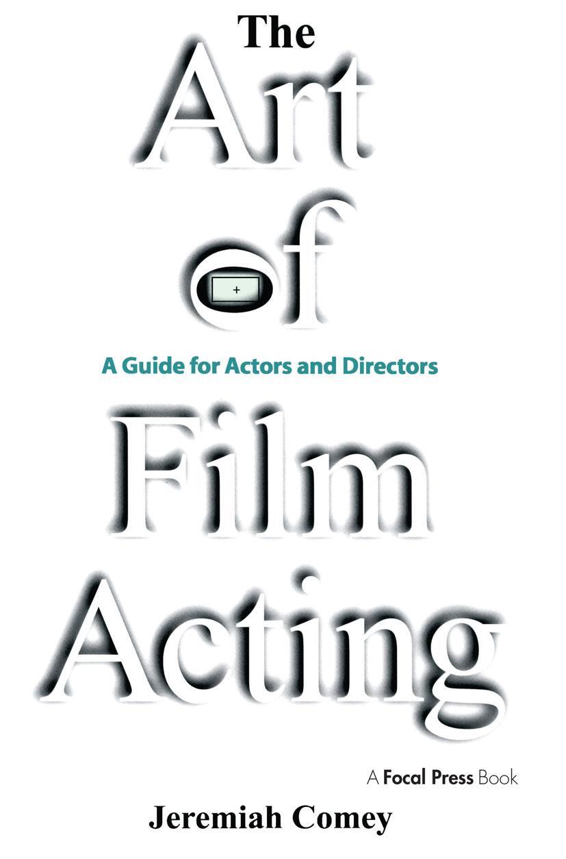Cover: 9780240805078 | The Art of Film Acting | A Guide For Actors and Directors | Comey