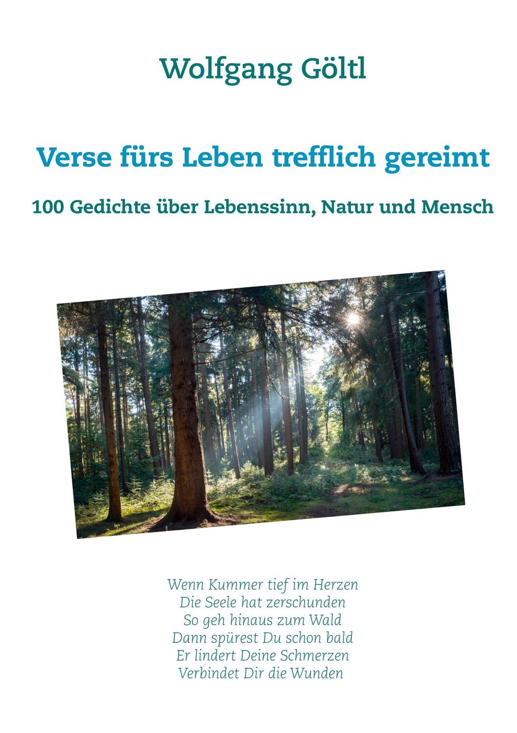 Cover: 9783752670448 | Verse fürs Leben trefflich gereimt | Wolfgang Göltl | Taschenbuch