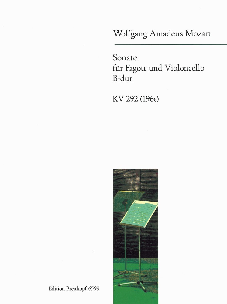 Cover: 9790004168219 | Sonate Bes Kv292 | Wolfgang Amadeus Mozart | Buch | Breitkopf &amp; Härtel