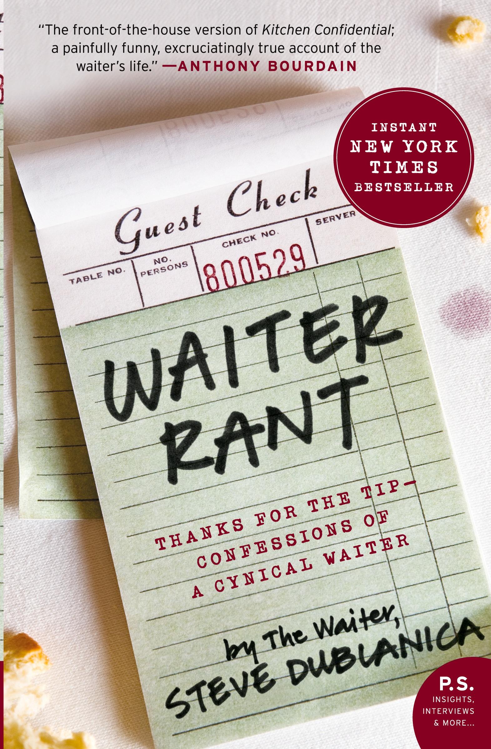 Cover: 9780061256691 | Waiter Rant | Steve Dublanica | Taschenbuch | Kartoniert / Broschiert