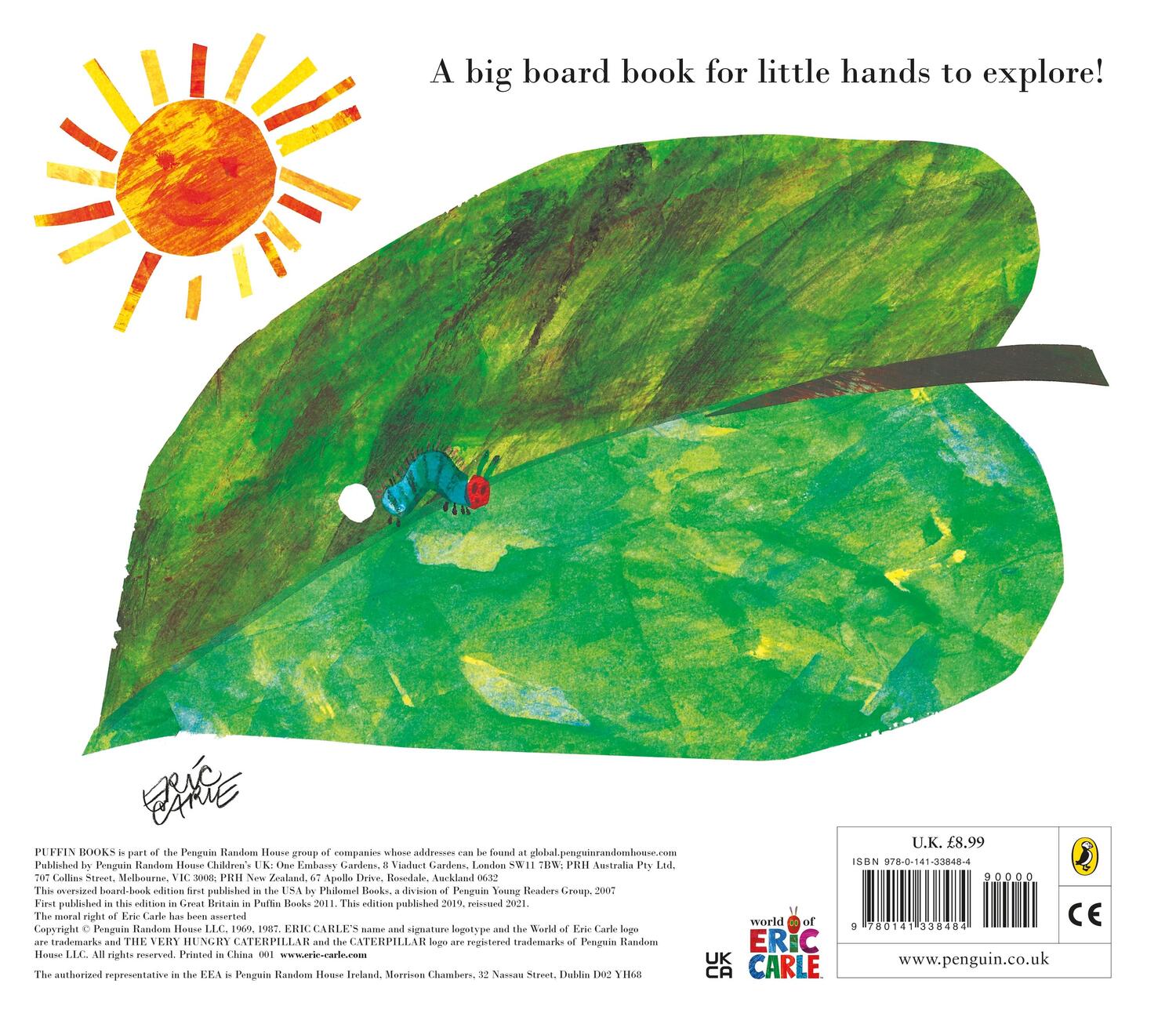 Rückseite: 9780141338484 | The Very Hungry Caterpillar (Big Board Book) | Eric Carle | Buch