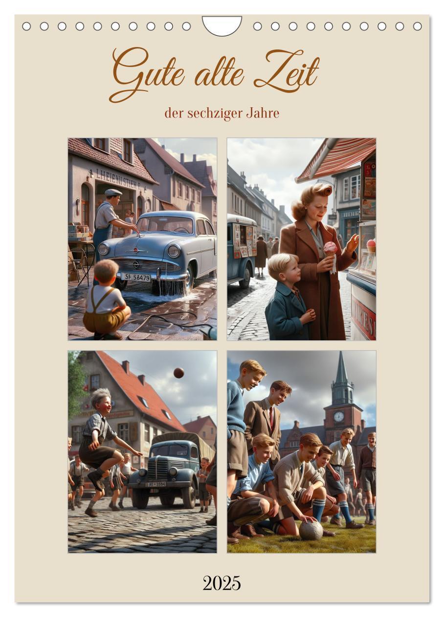 Cover: 9783383770593 | Gute alte Zeit der sechziger Jahre (Wandkalender 2025 DIN A4 hoch),...