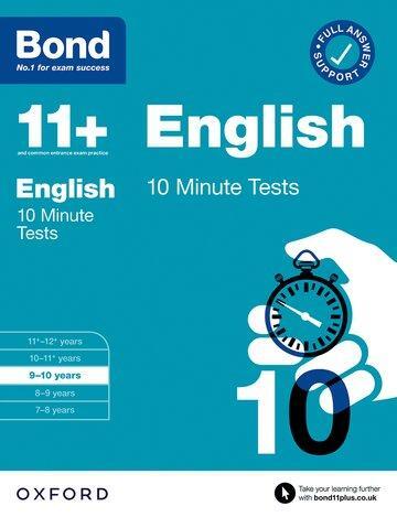 Cover: 9780192778444 | Bond 11+: Bond 11+ 10 Minute Tests English 9-10 years: For 11+ GL...
