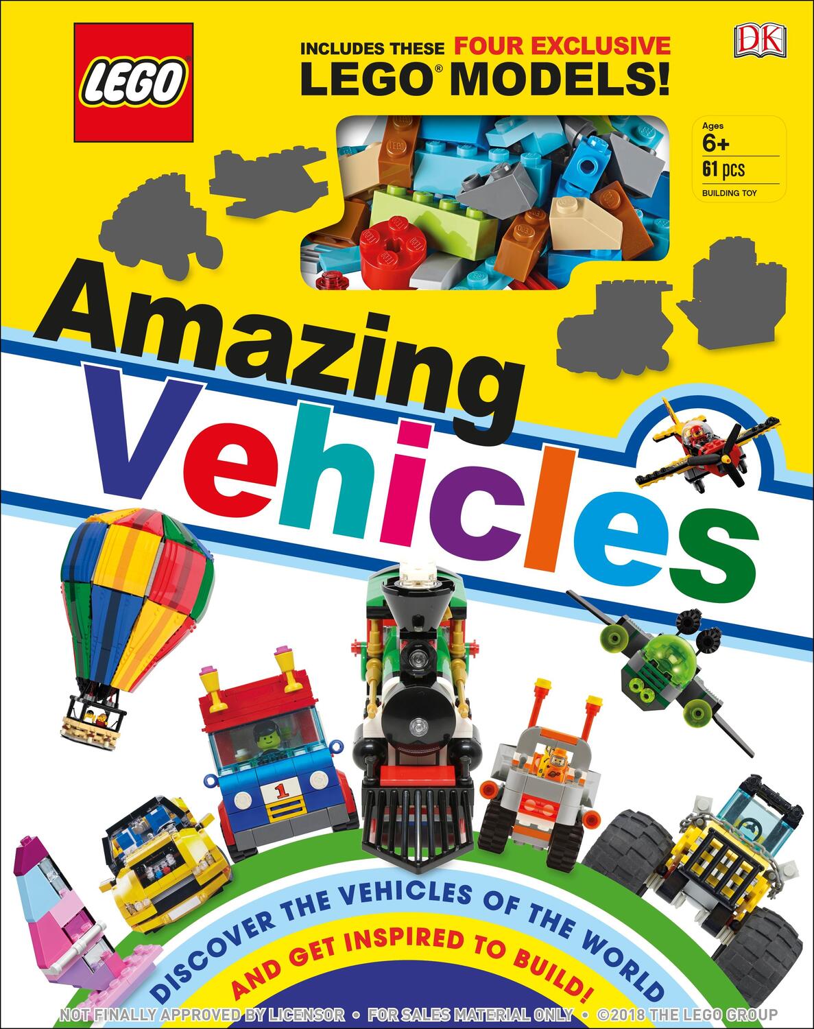 Cover: 9780241363508 | LEGO Amazing Vehicles | Includes Four Exclusive LEGO Mini Models