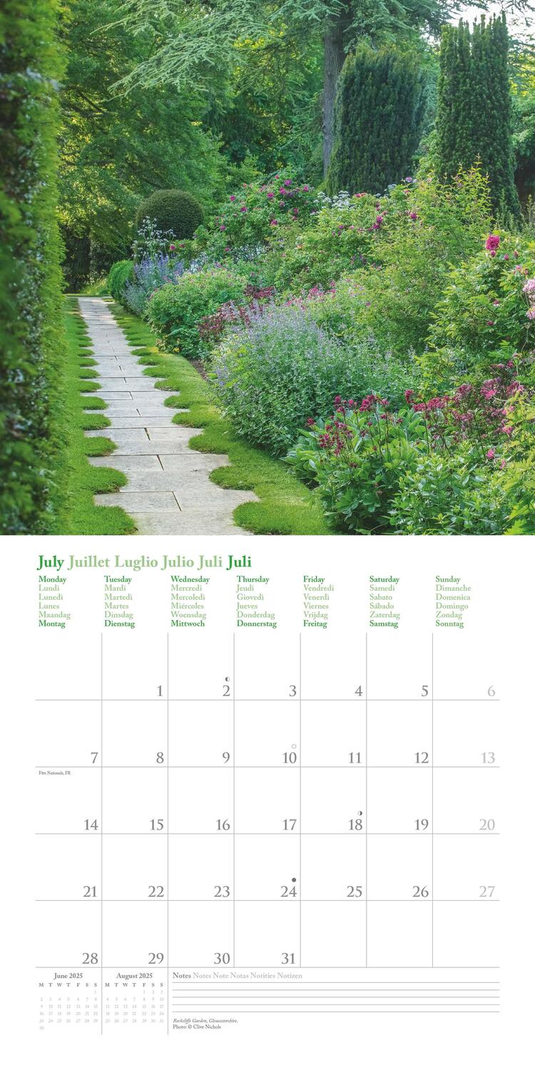 Bild: 4002725988003 | English Country Gardens 2025 - Wand-Kalender - Broschüren-Kalender...