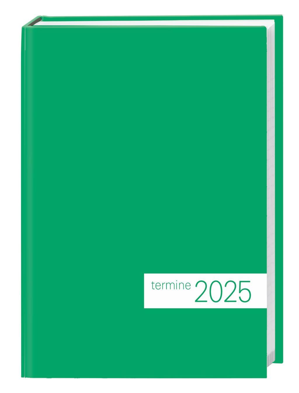 Cover: 9783756406814 | Kalenderbuch Grün 2025 | Taschenbuch | Bürokalender Heye | 160 S.