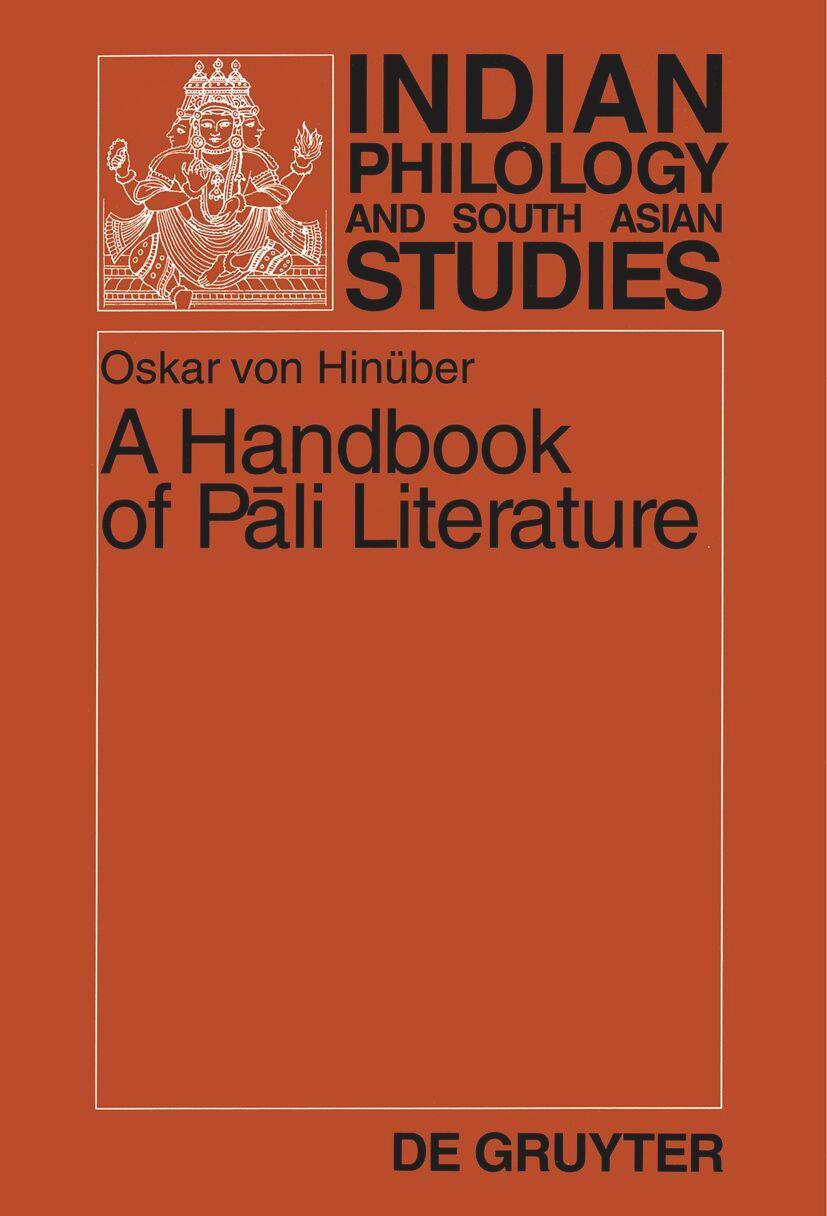 Cover: 9783110167382 | A Handbook of Pali Literature | Oskar von Hinüber | Taschenbuch | XIII