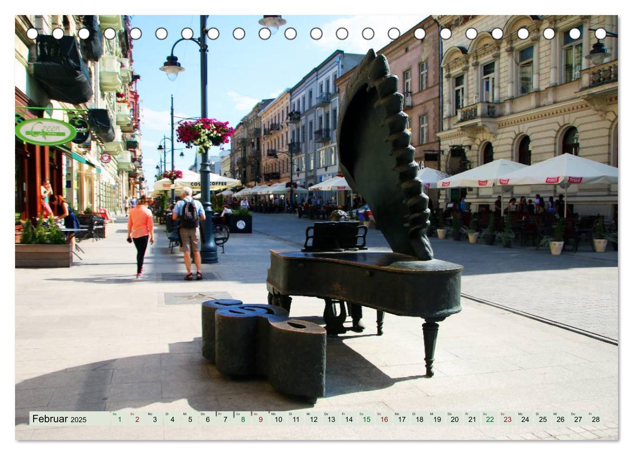 Bild: 9783435591022 | Lodz, die Aufstrebende (Tischkalender 2025 DIN A5 quer), CALVENDO...