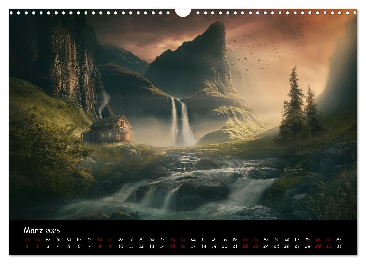 Bild: 9783383910319 | Ein Traum von Einsamkeit (Wandkalender 2025 DIN A3 quer), CALVENDO...