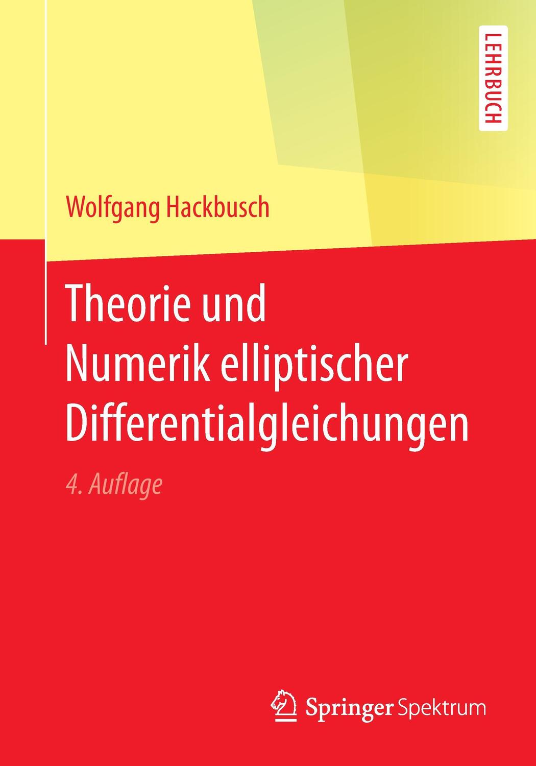 Cover: 9783658153571 | Theorie und Numerik elliptischer Differentialgleichungen | Hackbusch