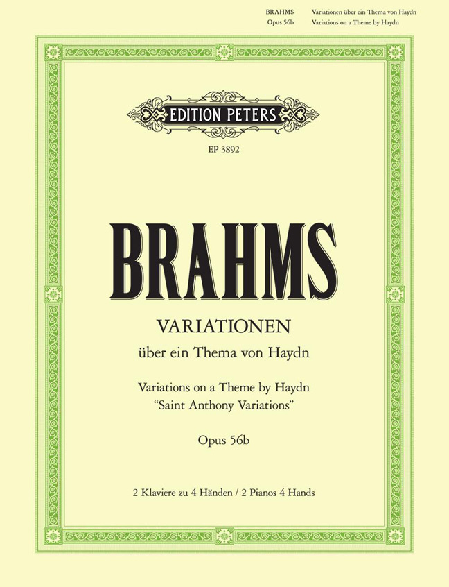Cover: 9790014019235 | St. Anthony Chorale And 8 Variations Op. 56b | Johannes Brahms | Buch