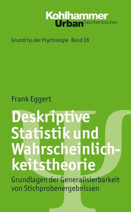 Cover: 9783170214262 | Deskriptive Statistik und Wahrscheinlichkeitstheorie | Frank Eggert