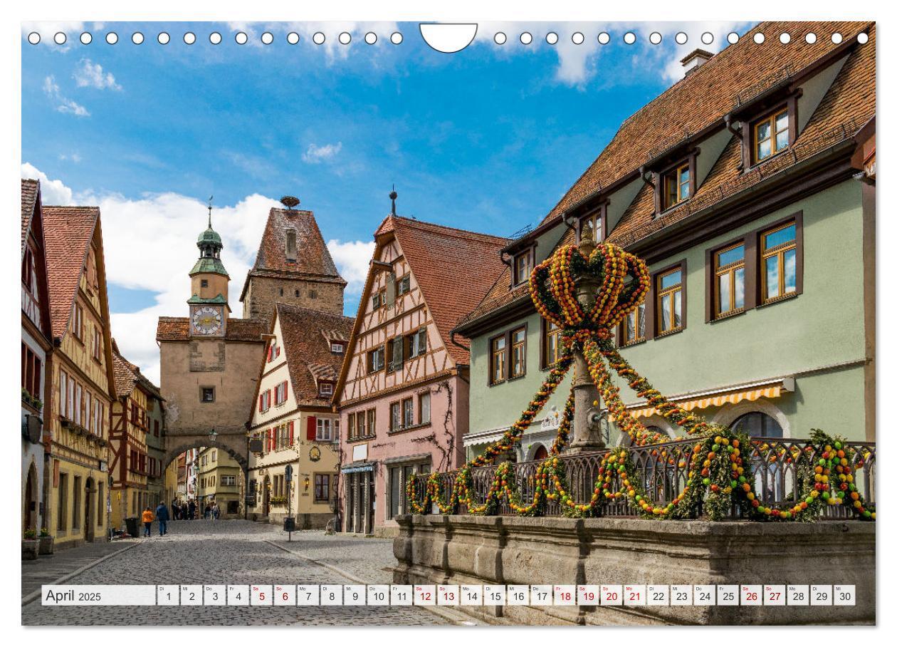 Bild: 9783383988332 | Ein Spaziergang durch Rothenburg ob der Tauber (Wandkalender 2025...