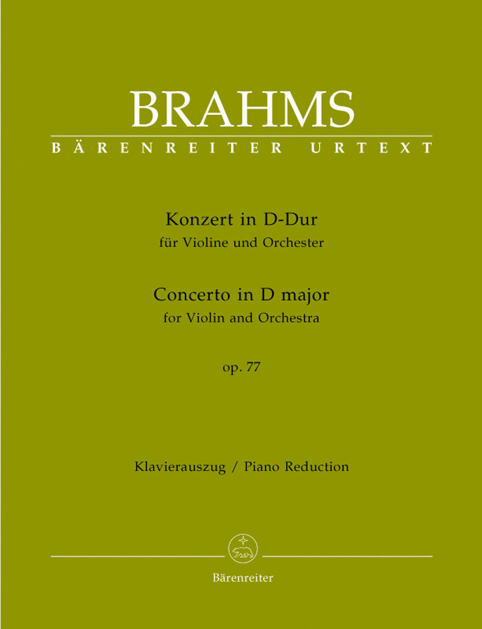 Cover: 9790006526161 | Concert D Op.77 | Violine und Klavier | Johannes Brahms | Buch