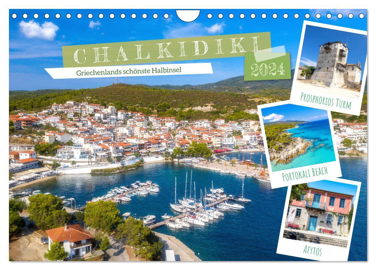 Cover: 9783675549104 | Chalkidiki - Griechenlands schönste Halbinsel (Wandkalender 2024...