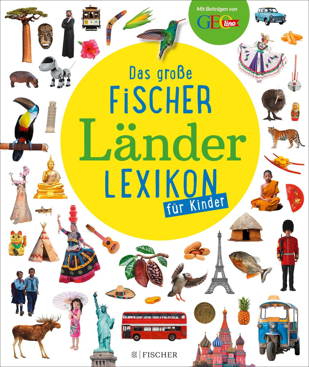 Cover: 9783737358149 | Das große Fischer Länderlexikon für Kinder | Liane Apel | Buch | 2021