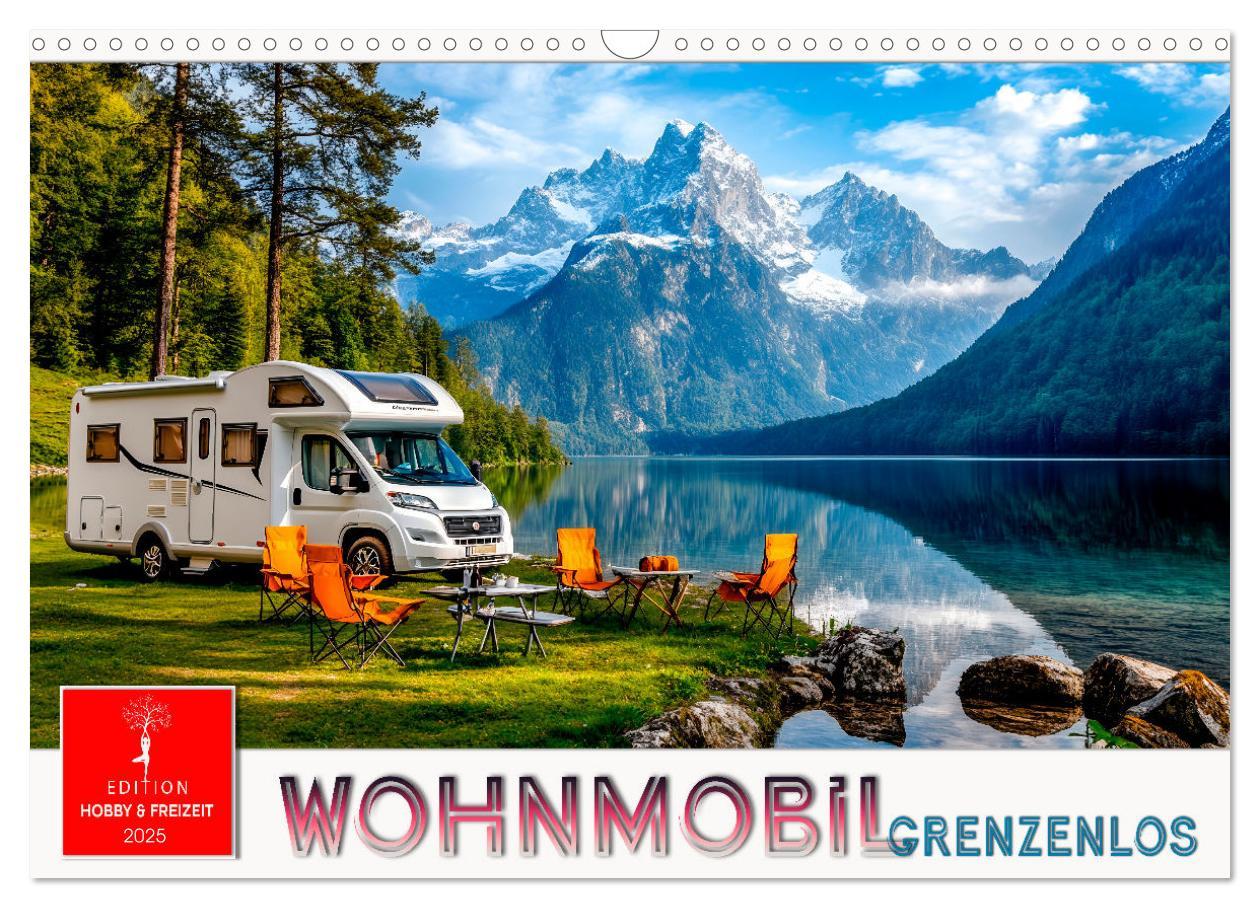 Cover: 9783457212196 | Wohnmobil grenzenlos (Wandkalender 2025 DIN A3 quer), CALVENDO...