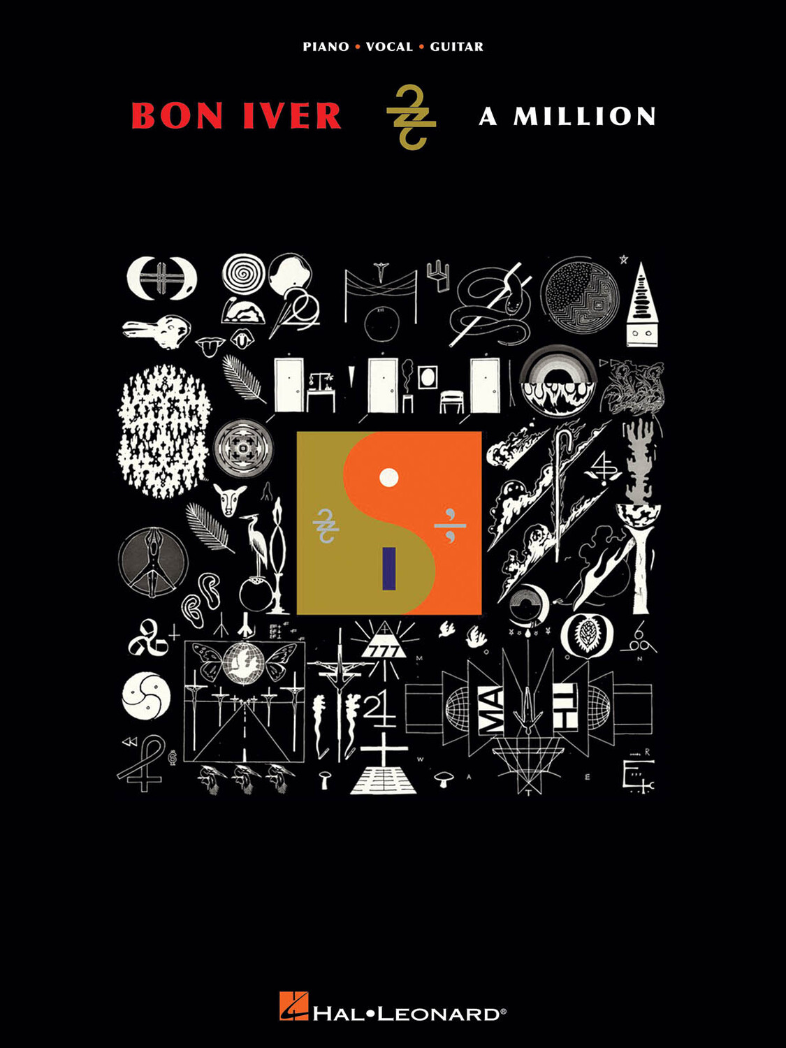 Cover: 888680659868 | Bon Iver - 22, A Million | Piano-Vocal-Guitar Artist Songbook | Buch