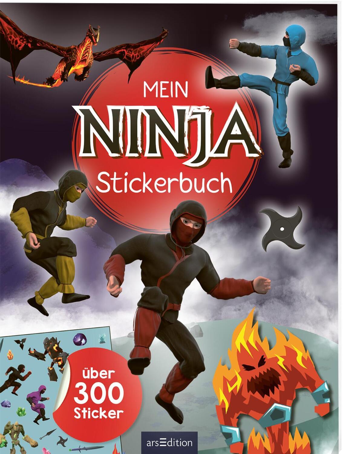 Cover: 9783845854335 | Mein Ninja-Stickerbuch | Über 300 Sticker | Taschenbuch | 40 S. | 2023