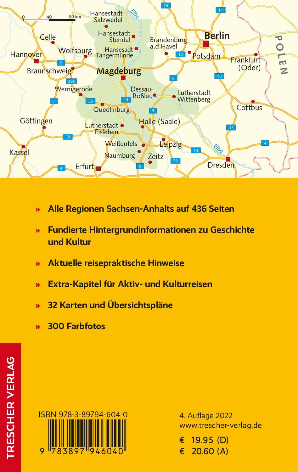Rückseite: 9783897946040 | Reiseführer Sachsen-Anhalt | Heinzgeorg Oette | Taschenbuch | 430 S.