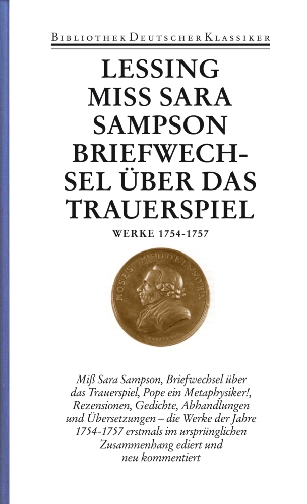 Cover: 9783618610700 | Werke 1754-1757 | Hrsg. v. Conrad Wiedemann u. a. | Lessing | Buch